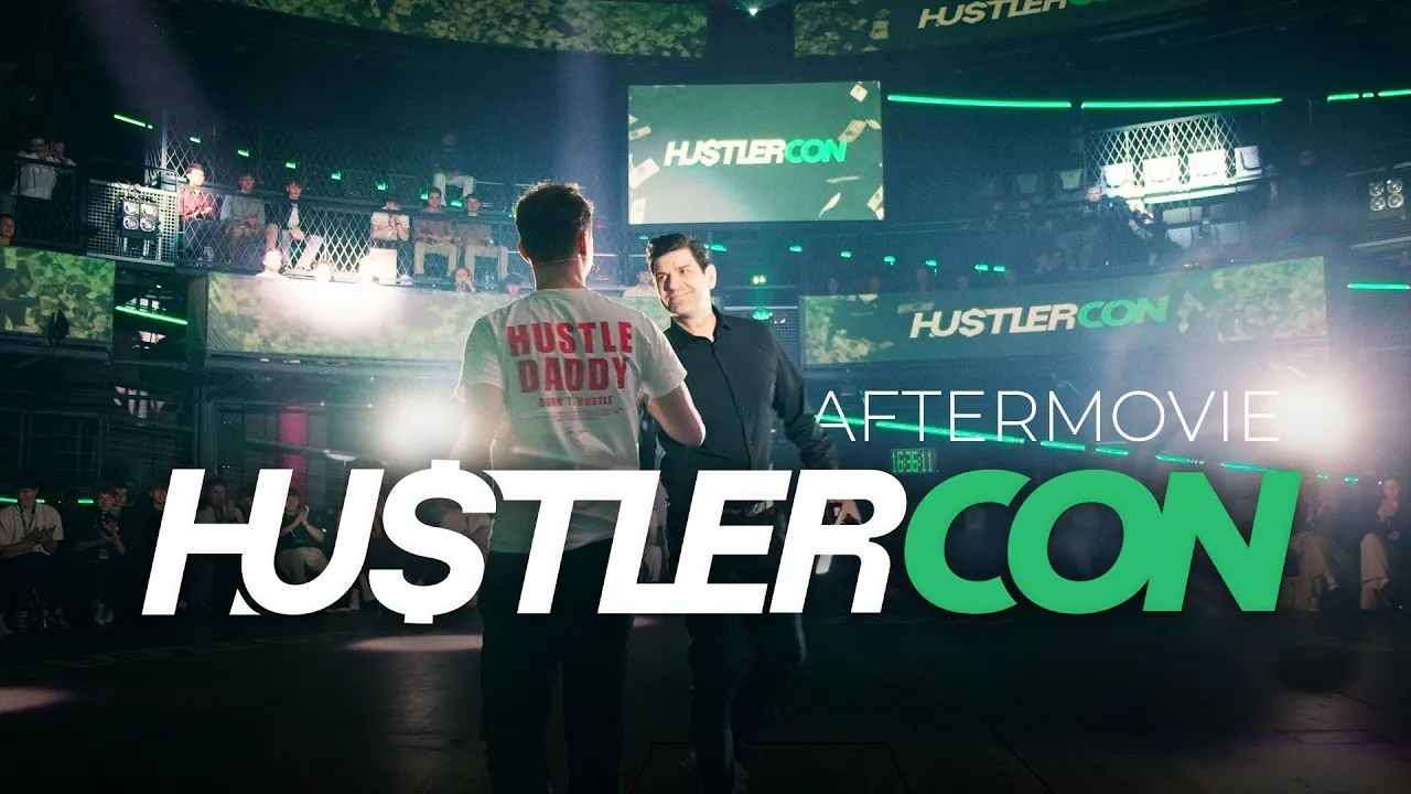 HustlerCon - světla haly a loga HustlerCon