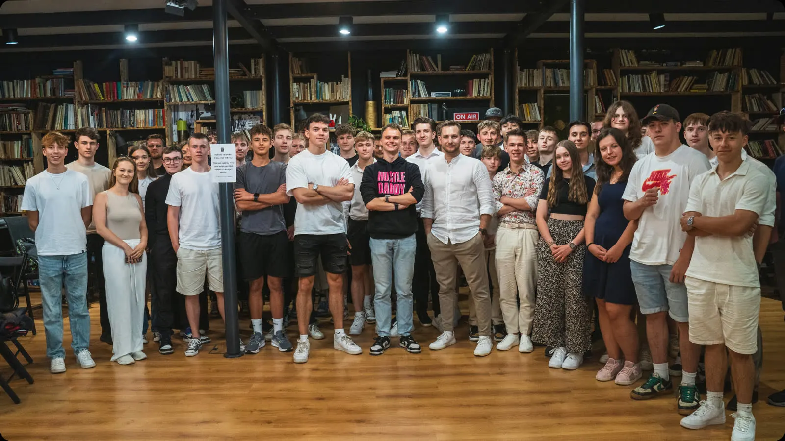 Komunita HustlerMeet při společném setkání